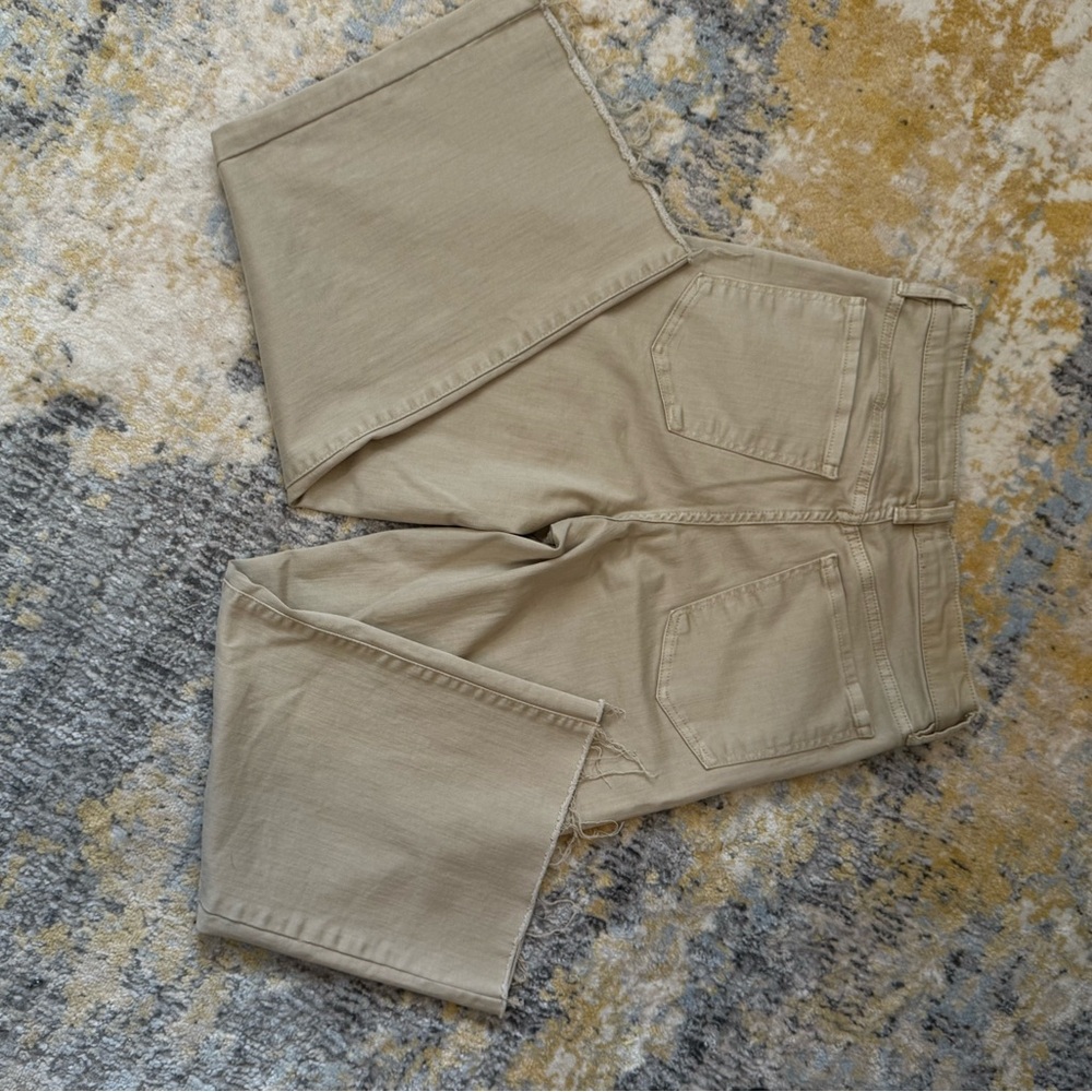 OAT New York Cropped Wide-Leg Tan Jeans, size 6/28” waist - Picture 5 of 5